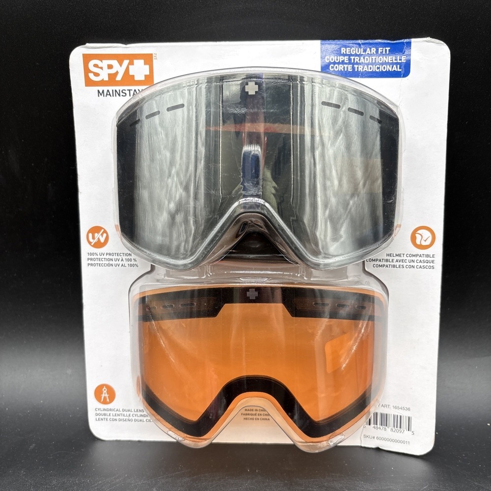 Spy+ Mainstay Snow Goggles Regular Fit NEW In Package